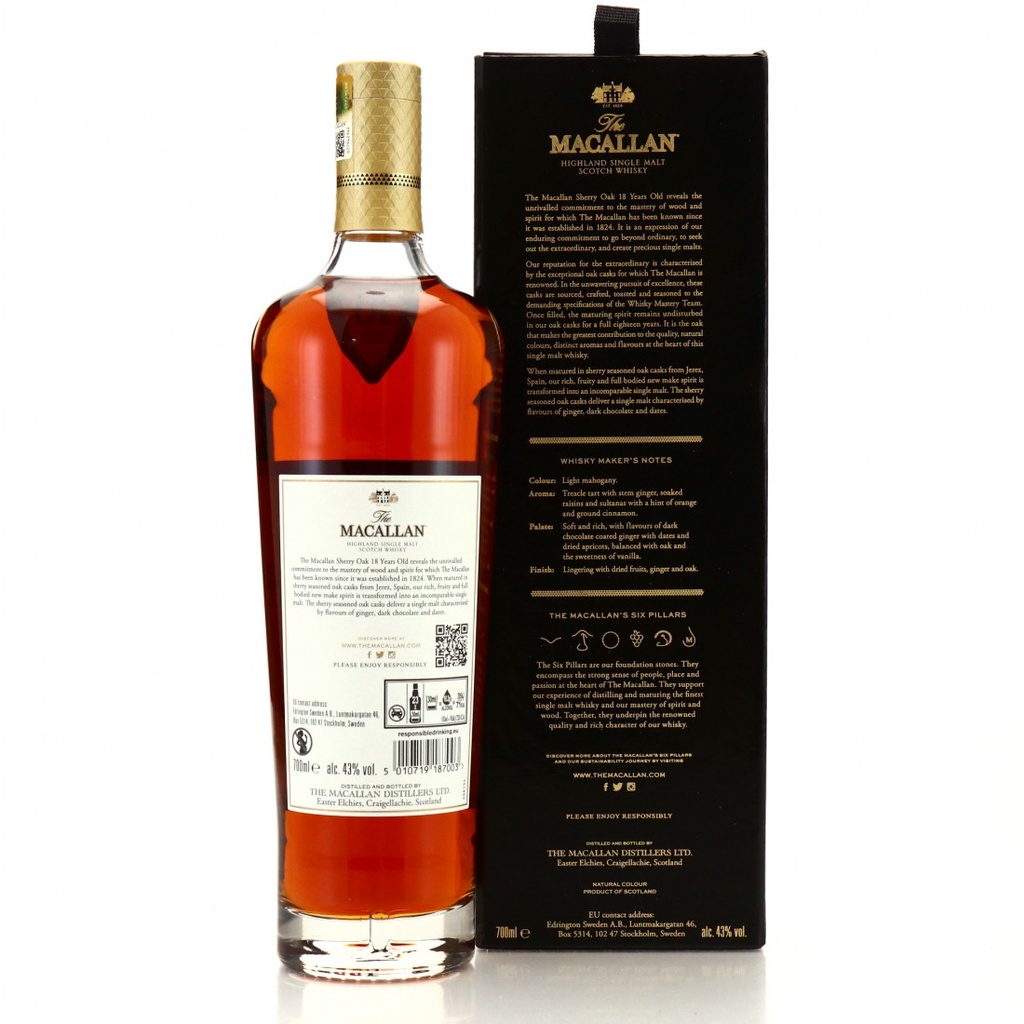 Macallan 18 Year Old Sherry Oak - 2023 release