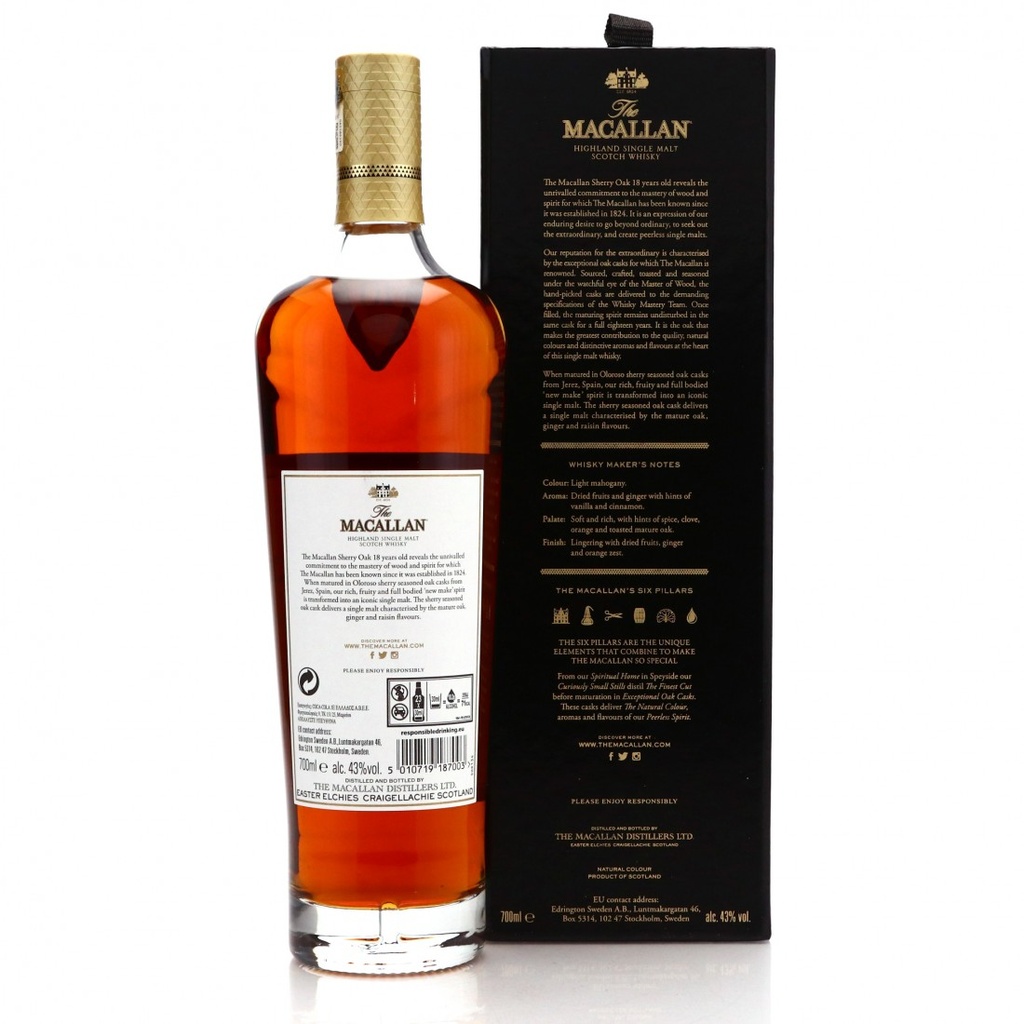 Macallan 18 Year Old Sherry Oak - 2022 Edition