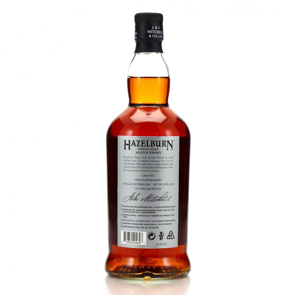 Hazelburn Oloroso 2008 15 Year Old