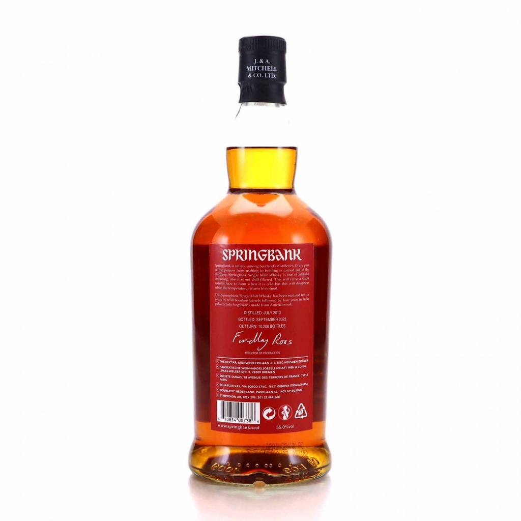 Springbank Palo Cortado Cask Matured 10 Year Old