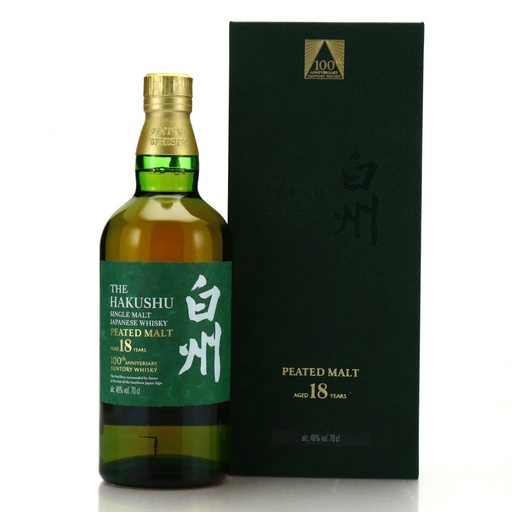 Hakushu 18 Years Old Peated Malt 100th Anniversary