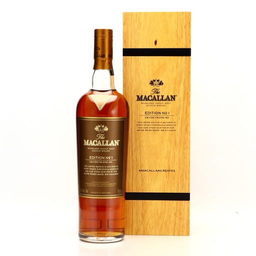 Macallan Edition No. 1 'Wooden Gift Box'