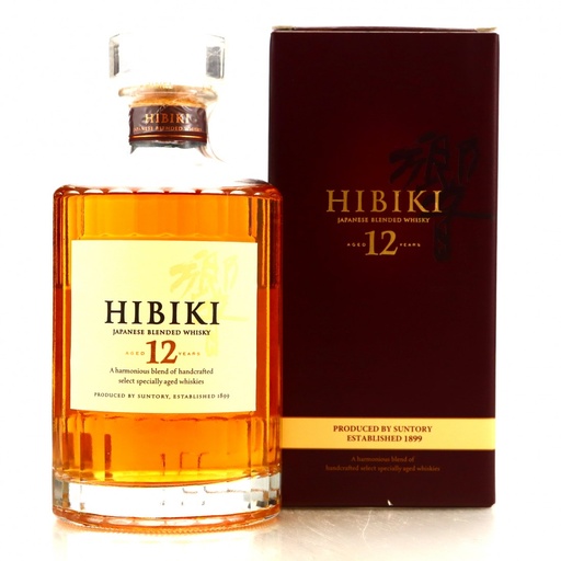 Hibiki 12 Year Old - Old label and box