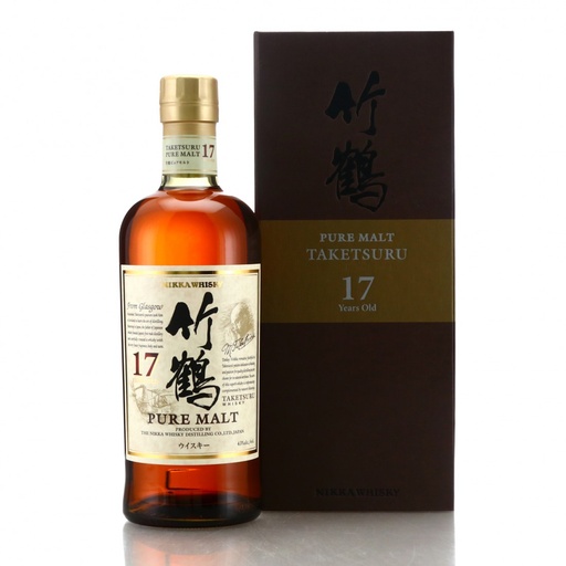 Nikka Taketsuru Pure Malt 17 year old - Wooden Box