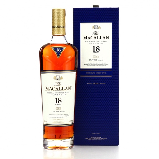 Macallan 18 Year Old Double Cask 2020